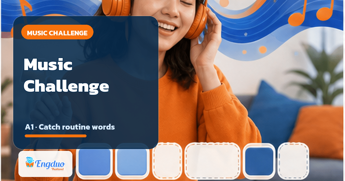 Music Challenge: Catch the Missing Routine Words lesson cover
