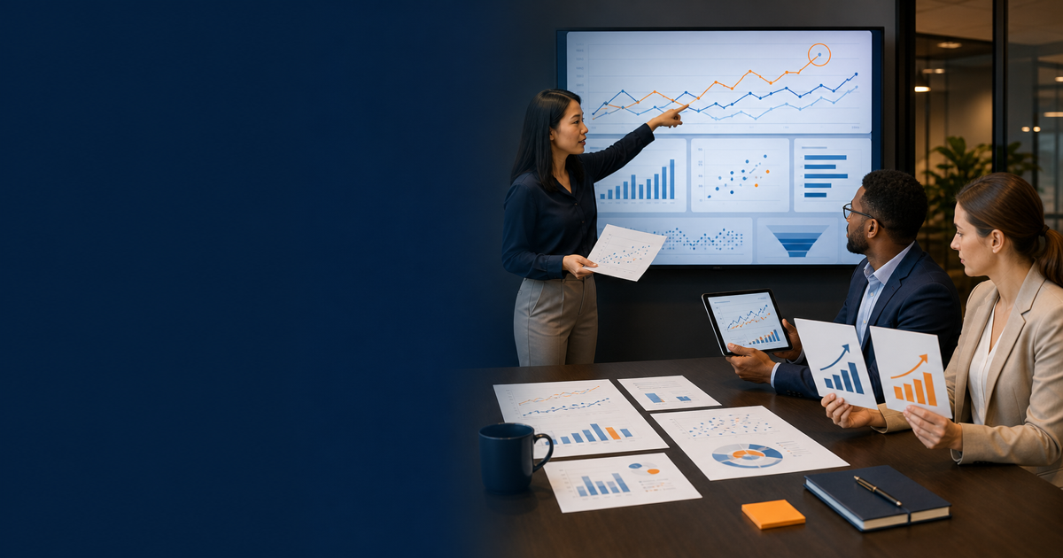 Engduo business mixed-skill lesson cover for briefing significant data
