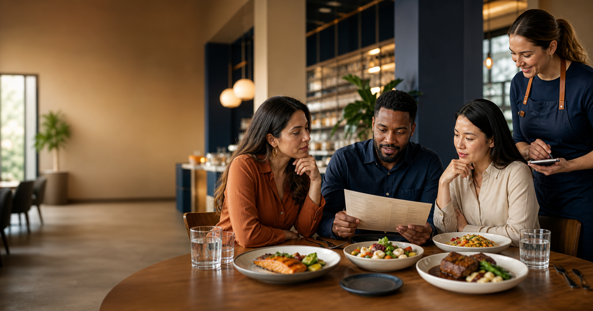 Engduo lesson cover for Recommend a Meal and Manage the Restaurant